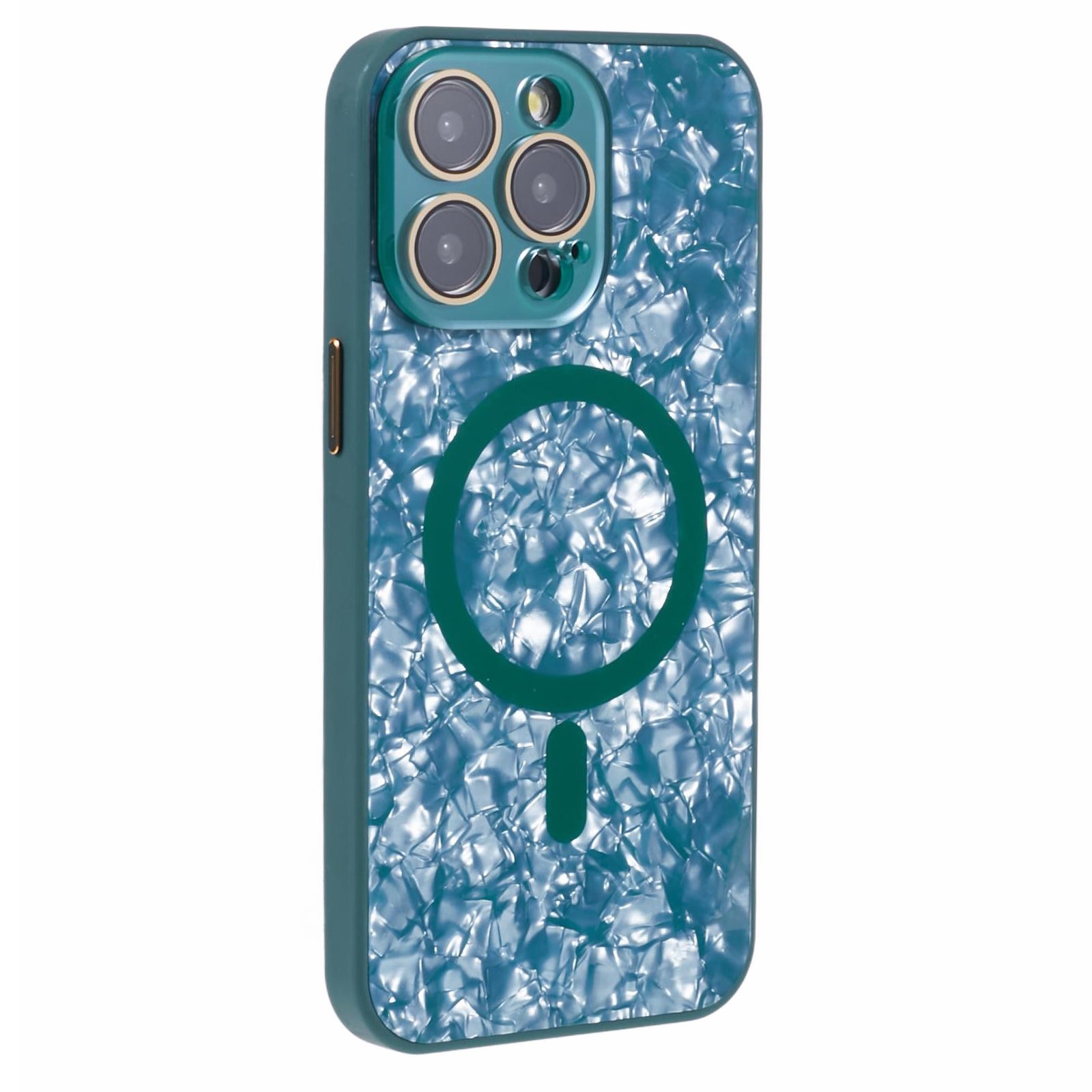 YUX Series For iPhone 15 Magnetic Phone Case Cracked Ice Pattern Anti-drop Cover Compatible with MagSafe YUX Series For iPhone 15 Magnetic Phone Case Cracked Ice Pattern Anti-drop Cover Compatible with MagSafe